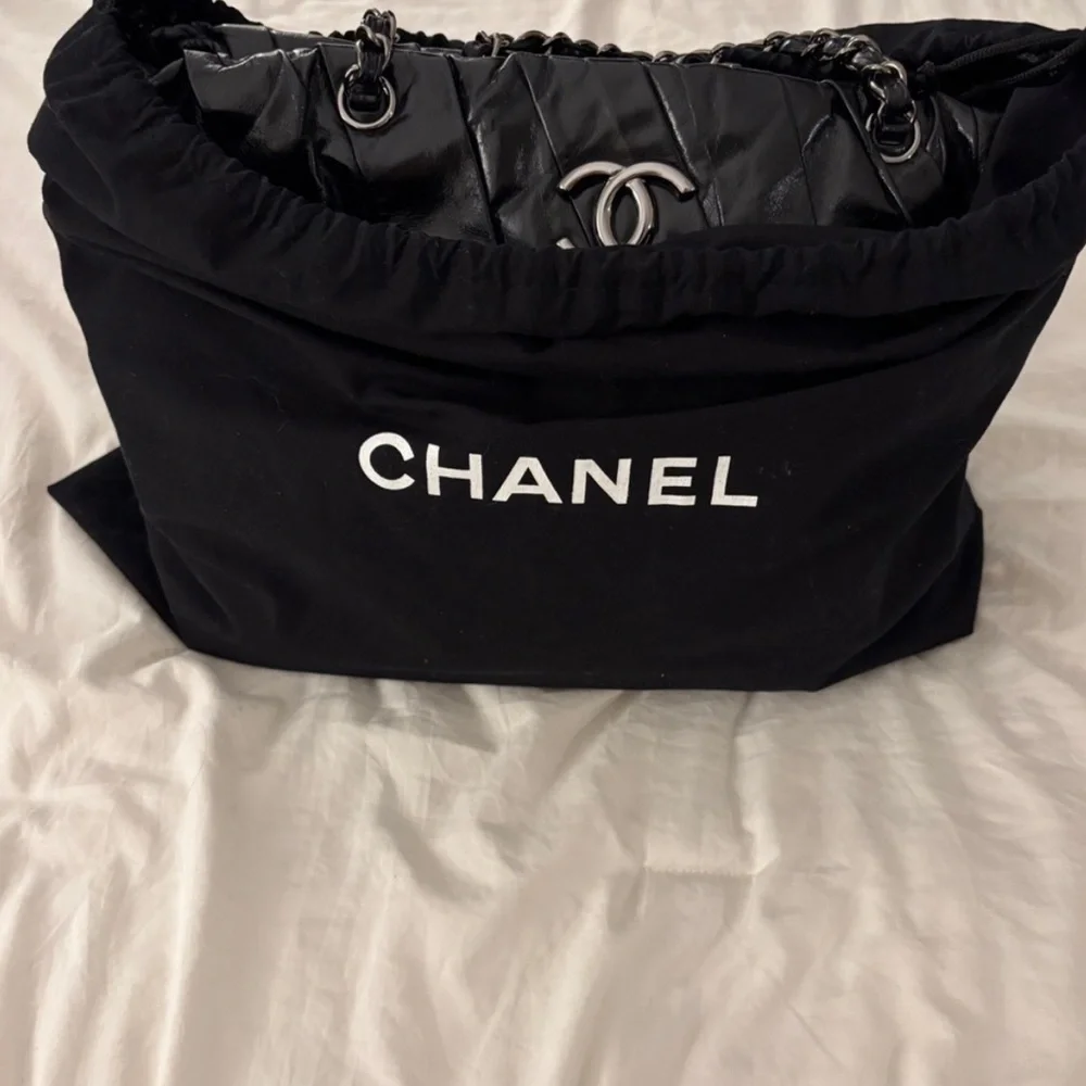 Chanel CC Glazed Twisted Tote/ Shoulder Bag
